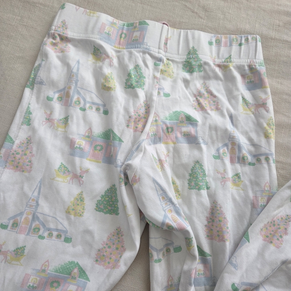 The Beaufort Bonnet Company Pajamas Pastel House Church Christmas XS 100% Cotton - Picture 9 of 9